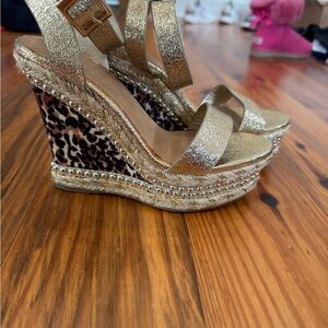 Leopard Print wedge